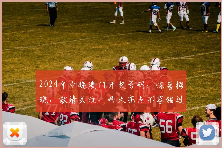 2024年今晚澳门开奖号码，惊喜揭晓，敬请关注，两大亮点不容错过